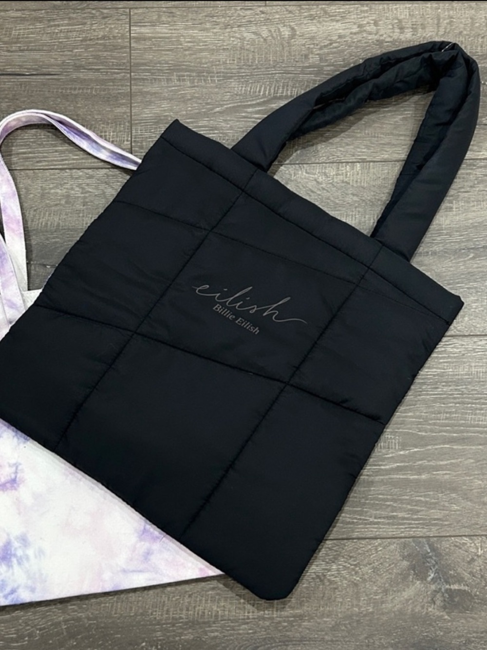 Black Cosmetic Tote Bag